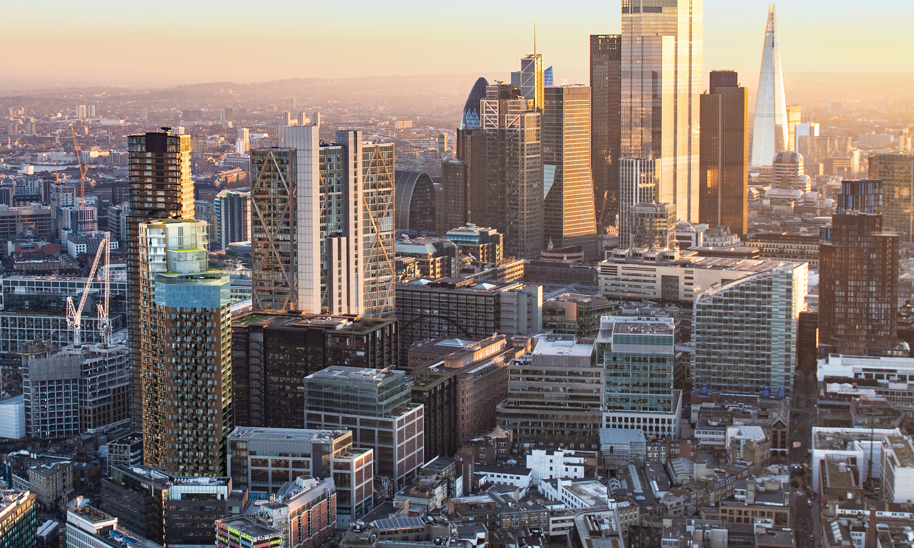 The Stage Shoreditch, London Skyline