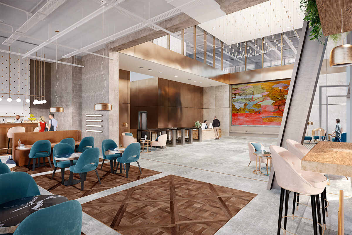 Reception Area of The Bard at The Stage, Shoreditch