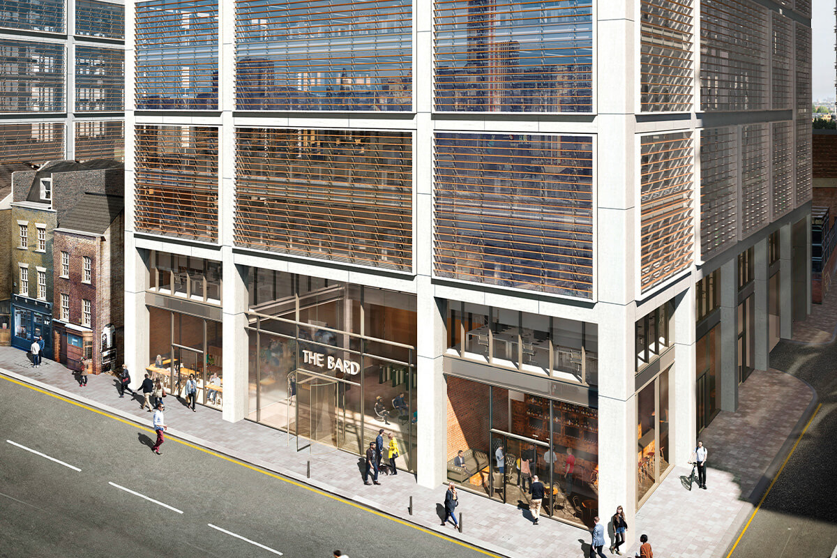CGI of The Bard at The Stage, Shoreditch