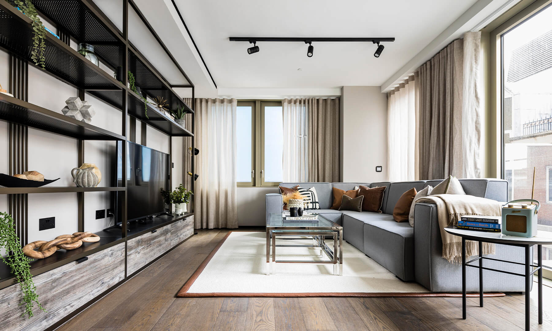The Stage Shoreditch, One Bedroom Apartment, Living Room