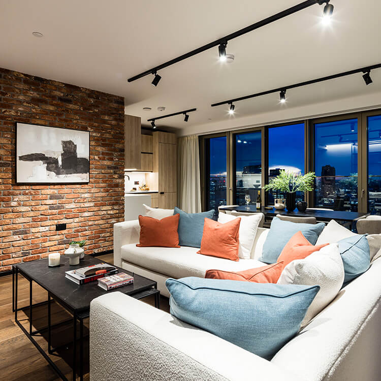 Inside a luxury apartment at The Stage, Shoreditch