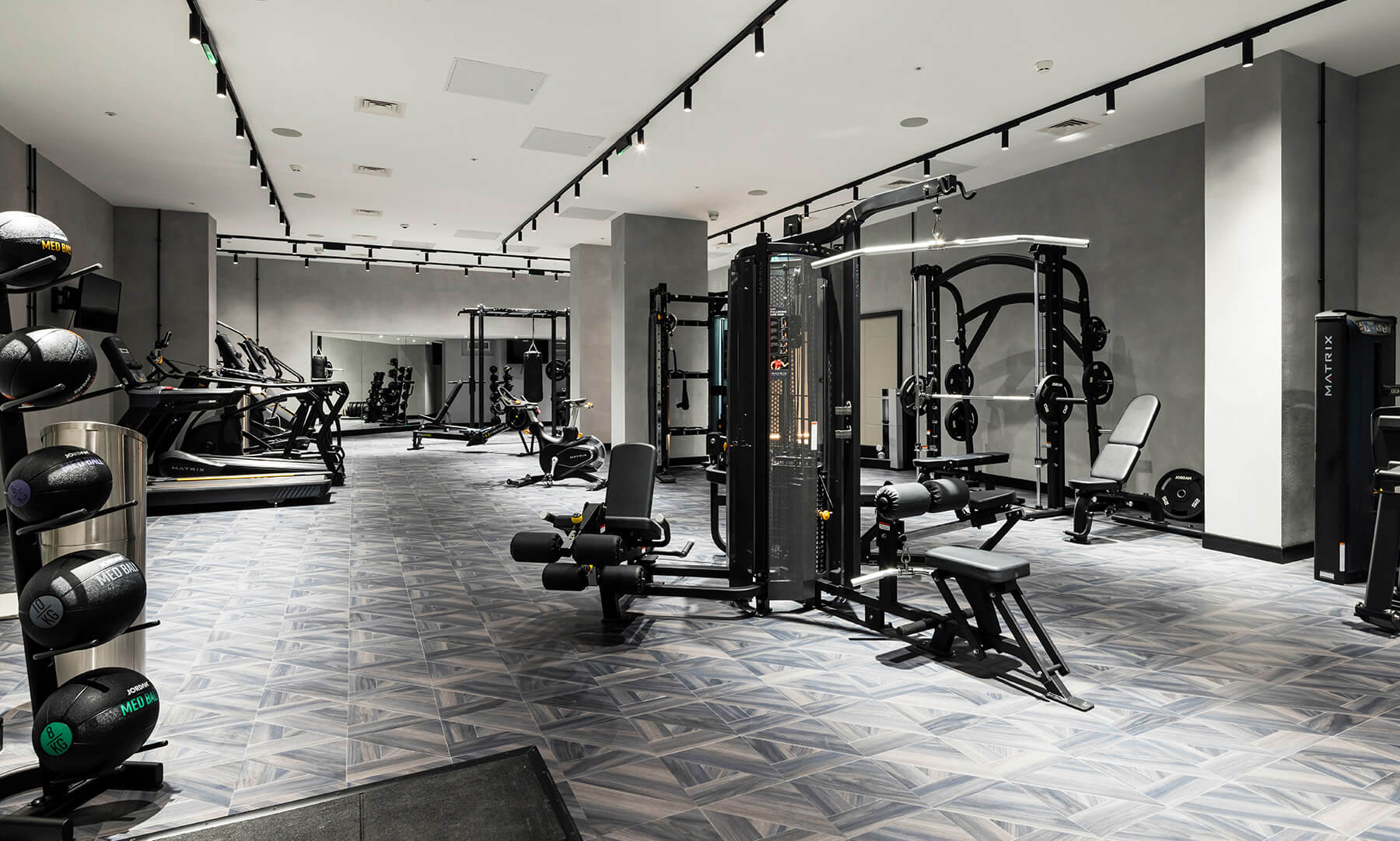 Gym at The Stage Apartments in Shoreditch