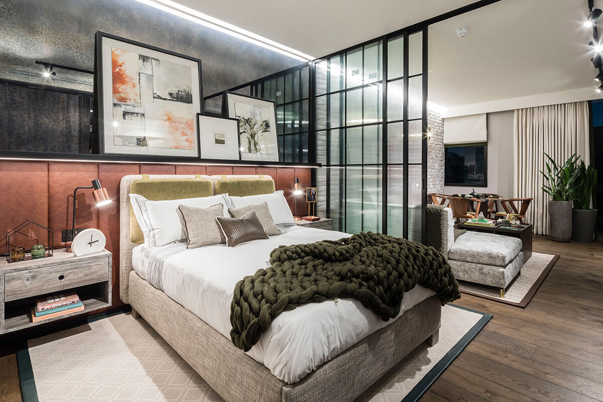 Argent Design interiors at The Stage Apartments in Shoreditch