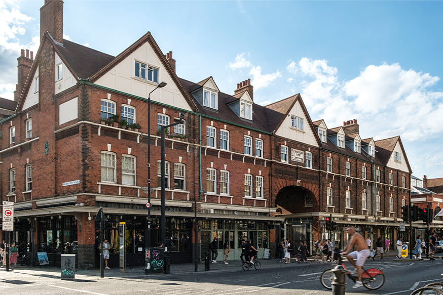 Spitalfields Market in London exterior