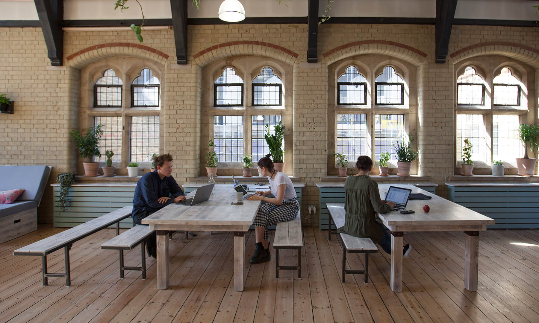 Co-working space at 42 Acres Shoreditch