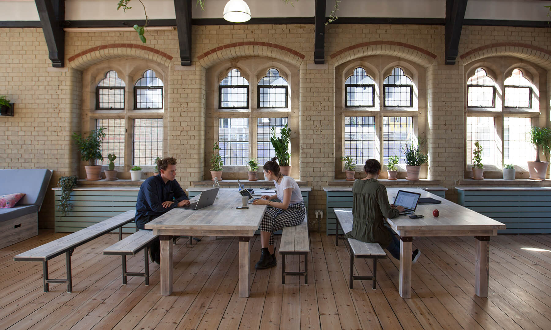 Co-working space at 42 Acres Shoreditch Co-working space at 42 Acres Shoreditch