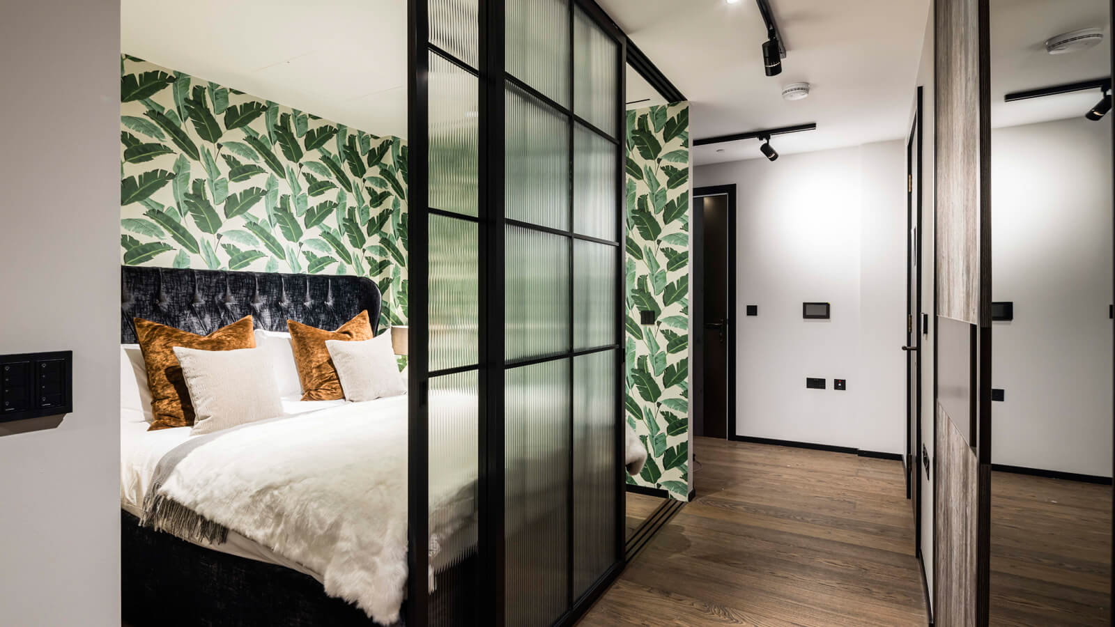 Bedroom of a studio apartment at The Stage, ©Galliard Homes. Bedroom of a studio apartment at The Stage, ©Galliard Homes.