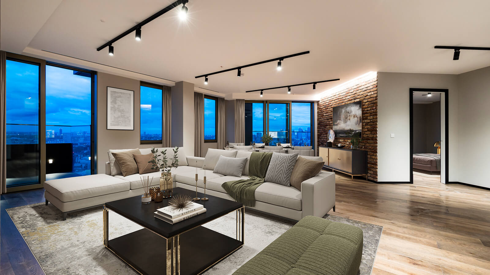 Reception room at 1906 The Stage, furniture superimposed for illustrative purposes only, ©Galliard Homes. Reception room at 1906 The Stage, furniture superimposed for illustrative purposes only, ©Galliard Homes.